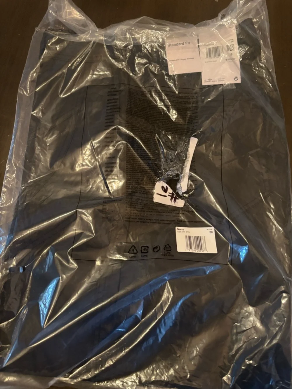 Jordan Men's Flat Front Shorts in Black - Picture 7 of 7